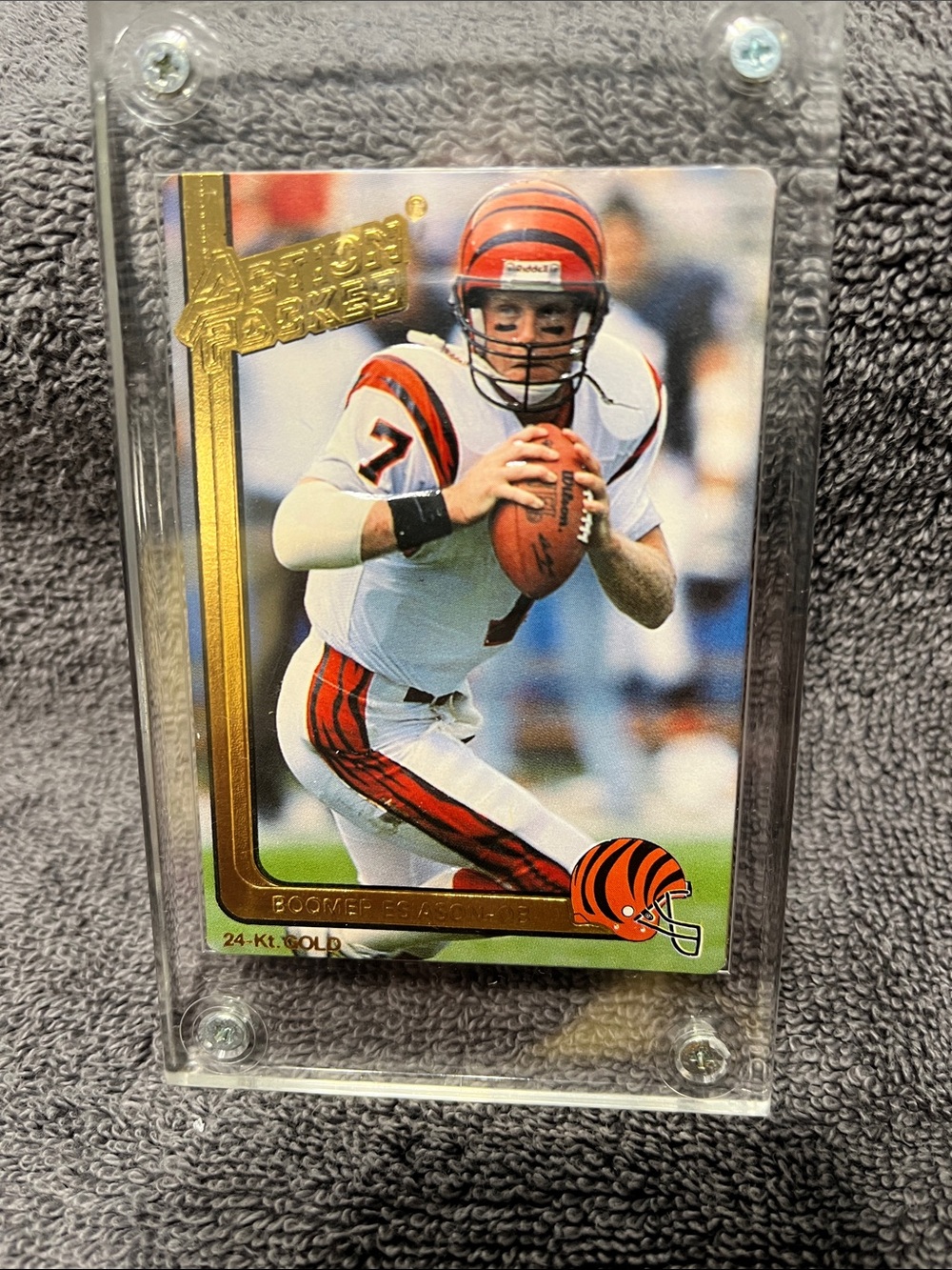 1991 Boomer Esiason 24–KT GOLD leafing Action Pack